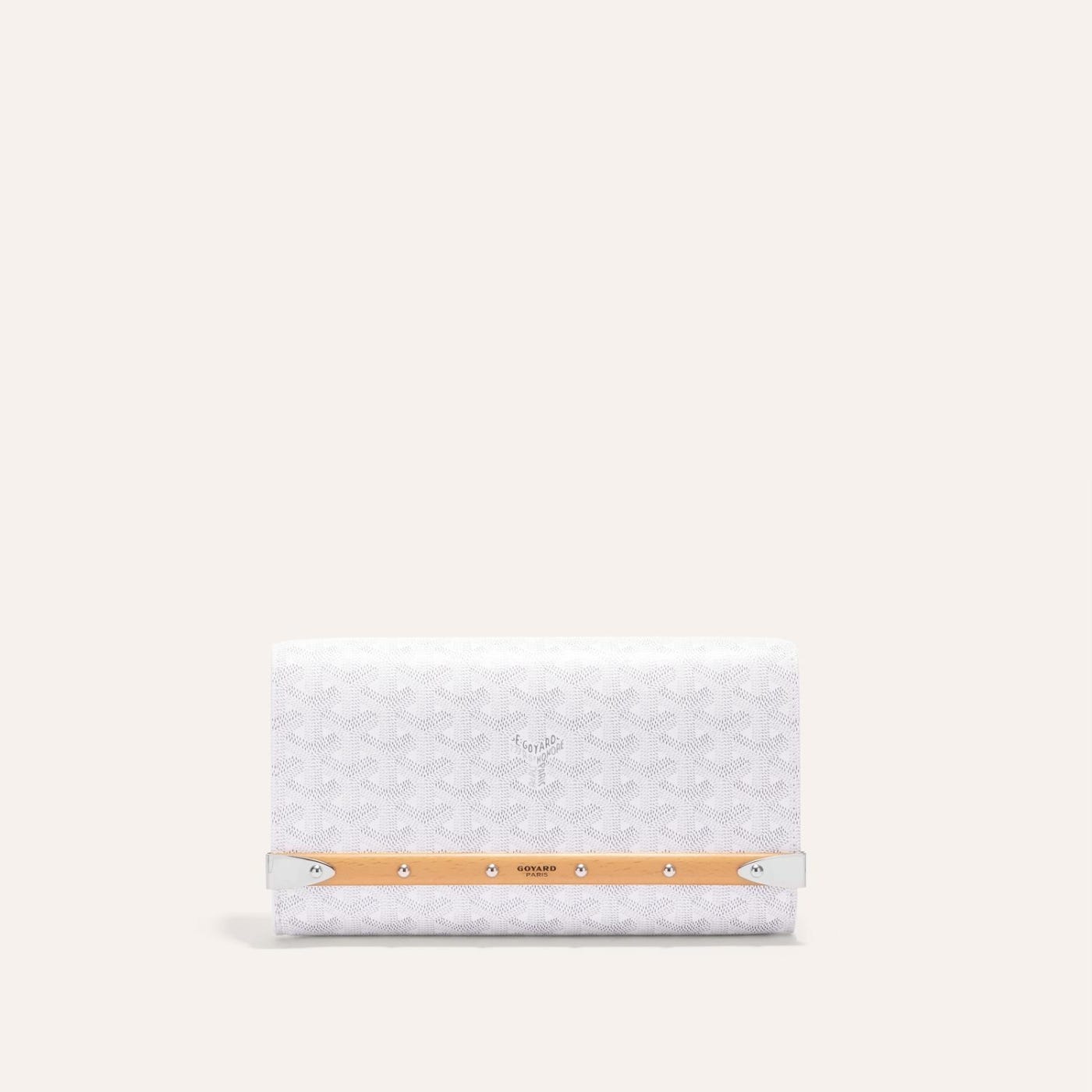Goyard Monte-Carlo PM Clutch White - Image 2